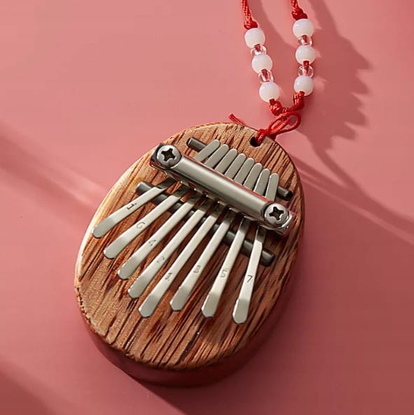 Mini Kalimba puinen mahonki Kalimba Zenwire K04