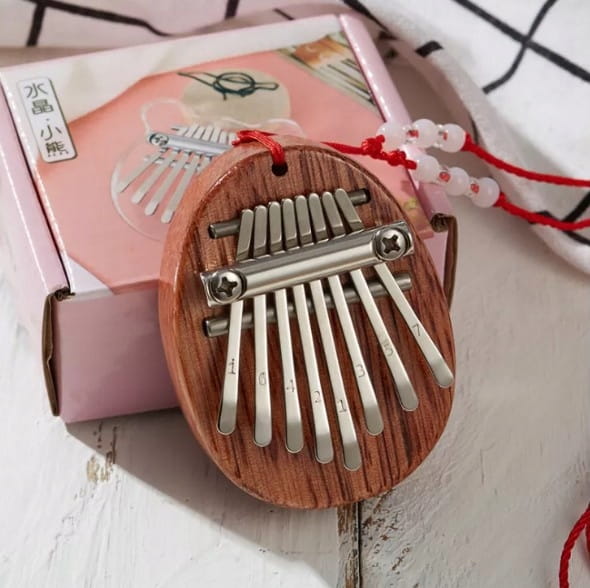 Mini Kalimba puinen mahonki Kalimba Zenwire K04