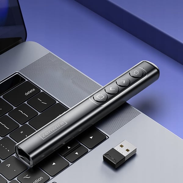 Zenwire S9 -laseresityslaite, langaton kaukosäädin, USB-laser esityksiin