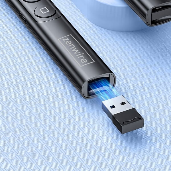 Zenwire S9 -laseresityslaite, langaton kaukosäädin, USB-laser esityksiin