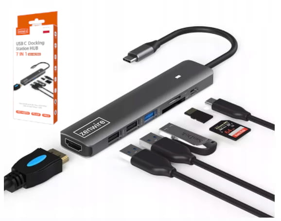 HUB 7-i-1 HS-HC703 adapter