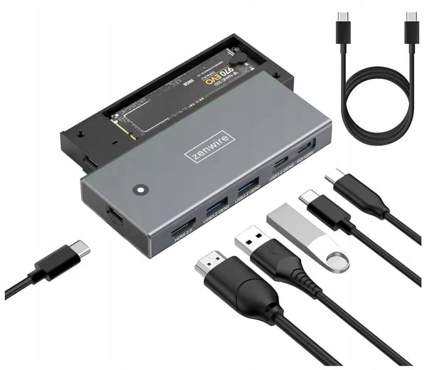 MC501 SSD-chassi med HDMI 2.0-hubbfunktion