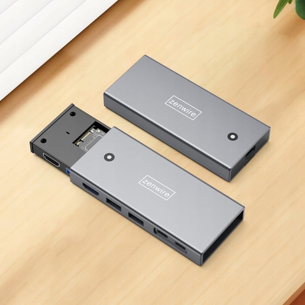 MC501 SSD-chassi med HDMI 2.0-hubbfunktion