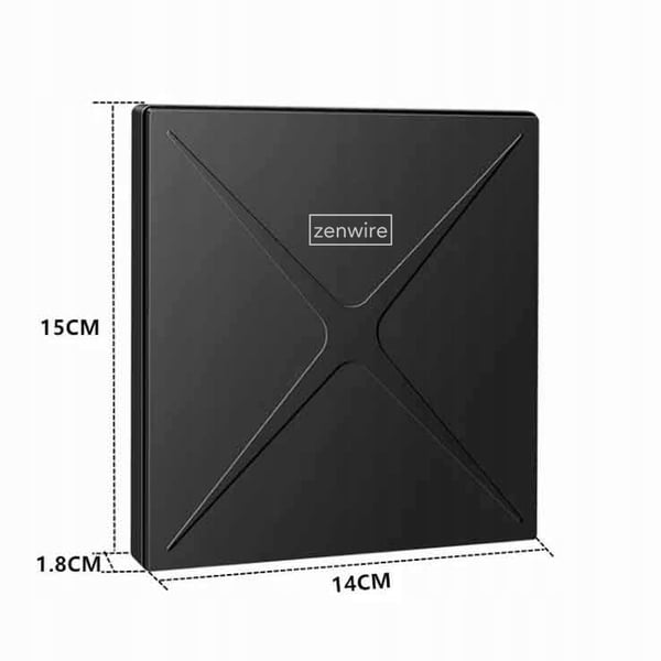 Bærbar ekstern DVD-CD RW HUB USB-C USB 3.0 Zenwire 4-i-1 SD-kortlæser Zenwire SY885