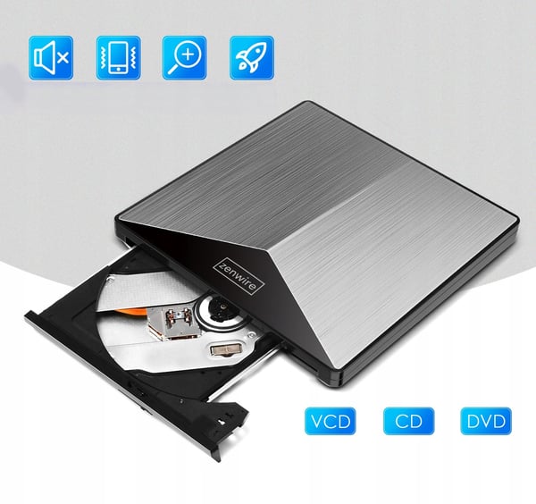 Zenwire alumiini USB 3.0 DVD-asema SY881