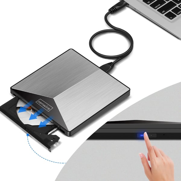 Zenwire alumiini USB 3.0 DVD-asema SY881