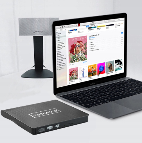 USB 3.0 DVD/CD-poltin ECD829-Y keltainen