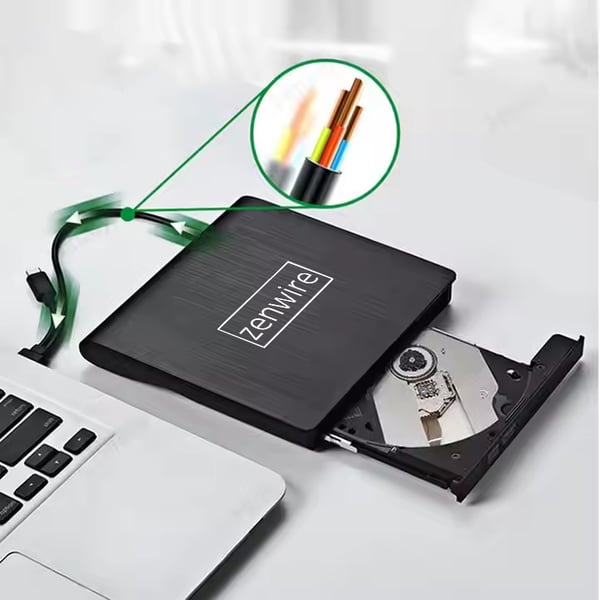 USB 3.0 DVD/CD-poltin ECD829-Y keltainen