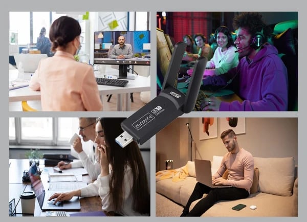 WD-4605AC USB 3.0 WiFi-adapter 1300 MB/s