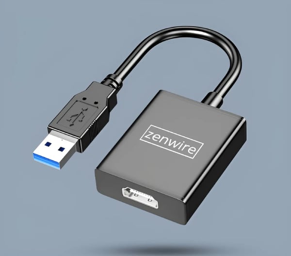 USB 3.0 til HDMI konverteradapter til Zenwire ZC-10 grafikkort