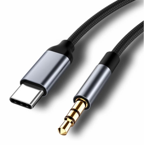 Kabeladapter USB-C Mini Jack 3,5 mm AUX DAC 1,5 m Zenwire ZC-19