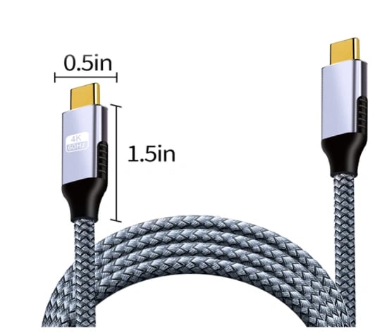 Thunderbolt USB-C-kabel 4K 60Hz 100W ZC-8 2m