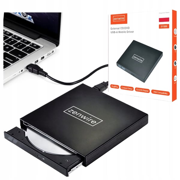 Extern CD-R/DVD-RW-asema SY886