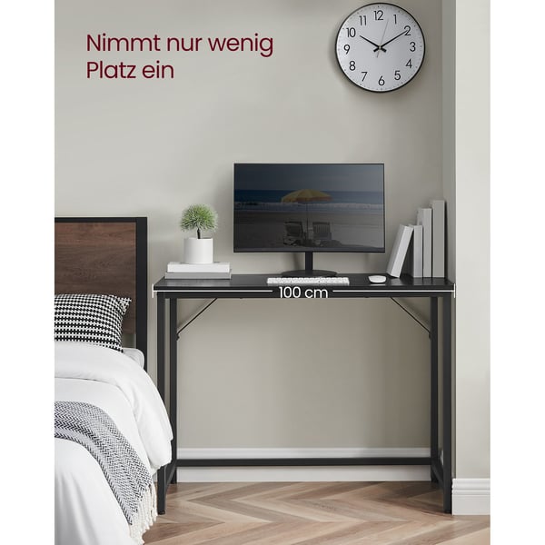 Skrivbord, 120x60x75 cm, Svart