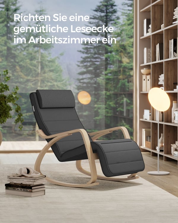 Keinuva tuoli, 67x115x91 cm, beige