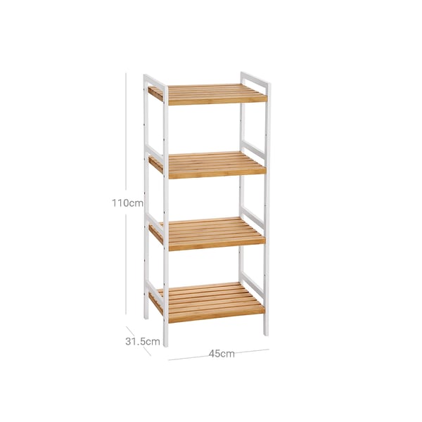 Hylle, Bambus, 45x31.5x111 cm, Natur