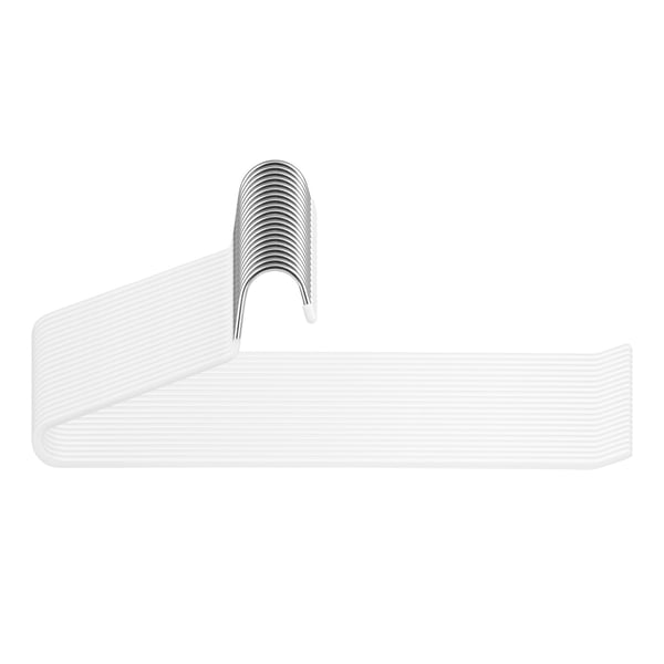 Kleshengere 38x13 cm Hvit Metall
