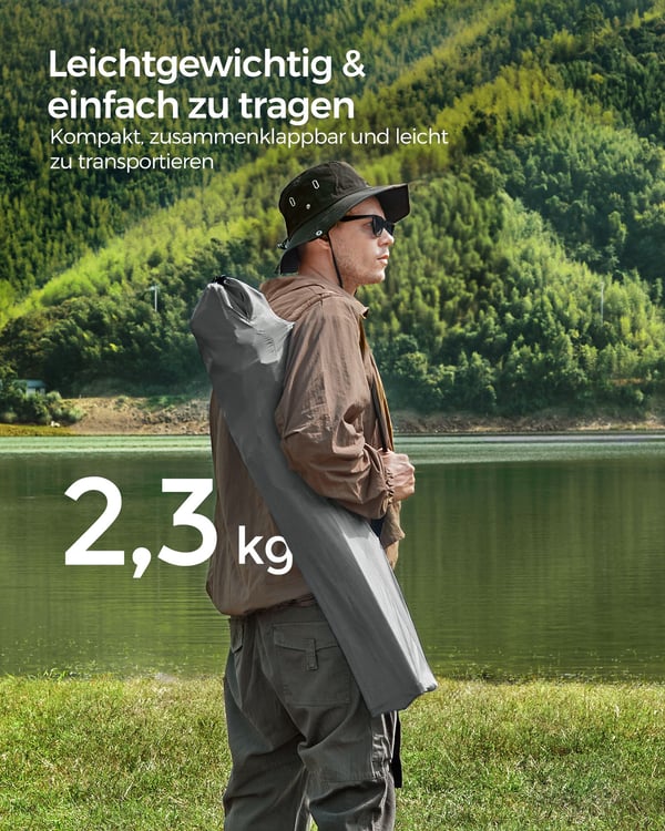 Campingstolar, 52x84x81 cm, Grå