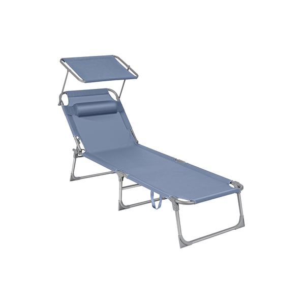 Solstol, 53x193x29,5 cm, Blå