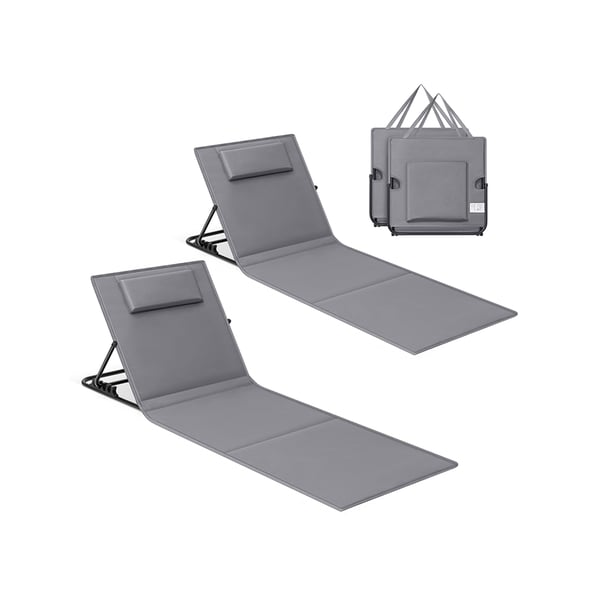 Rantatuoli, 158x55 cm, Harmaa