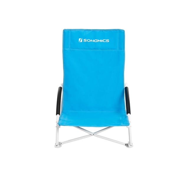 Sammenleggbar campingstol, 56x53x74 cm, blå