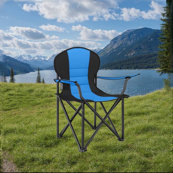 Campingstol, 55x90x102 cm, Blå