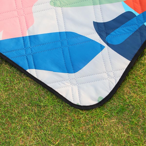 Piknikviltti, 200x200 cm, Sininen