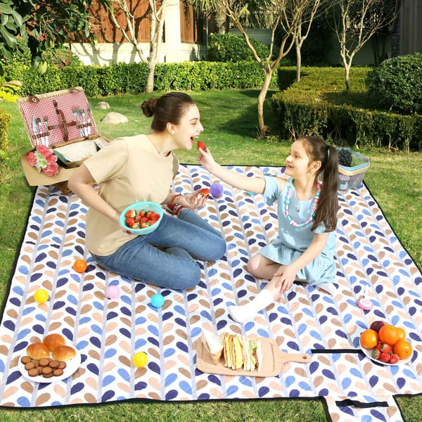 Picnic-peitto, 200x200 cm, Monivärinen