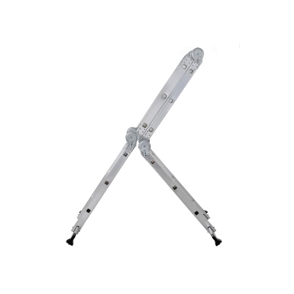 Multifunktionell stege, 79,5x6x350 cm, Silver
