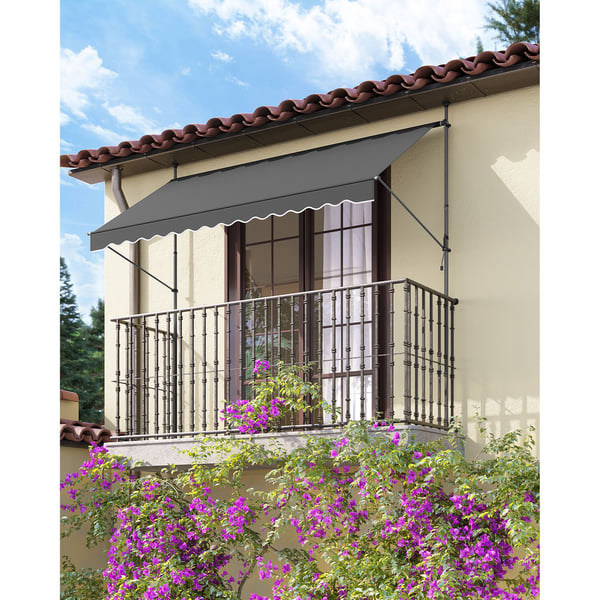 Klemme Markise, 300x130 cm, Antracit
