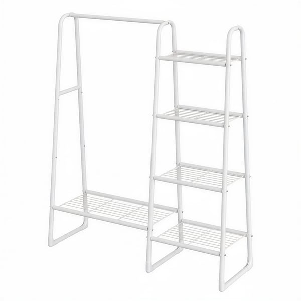 Klesstativ, 40x101,7x153,3 cm, Hvit
