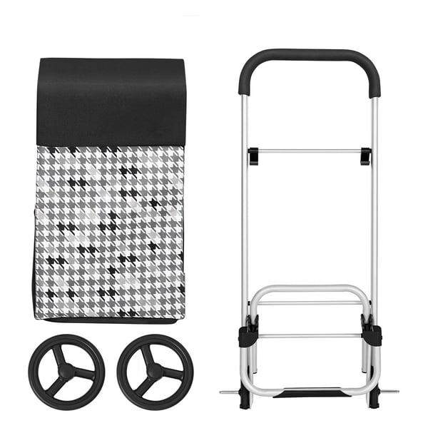 Shoppingvagn, 47x33x97 cm, svart