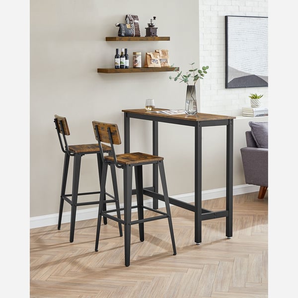 Barstol, 45,4x45,4x102,2 cm, Brun