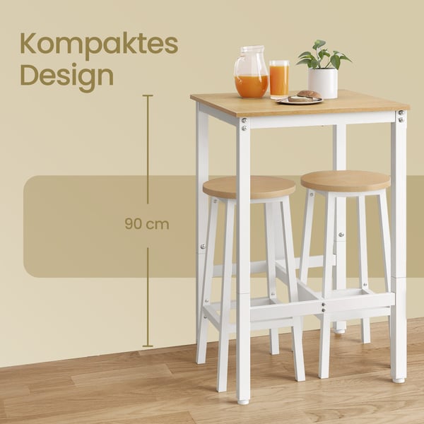 Baari pöytä, 60x60x92 cm, Beige