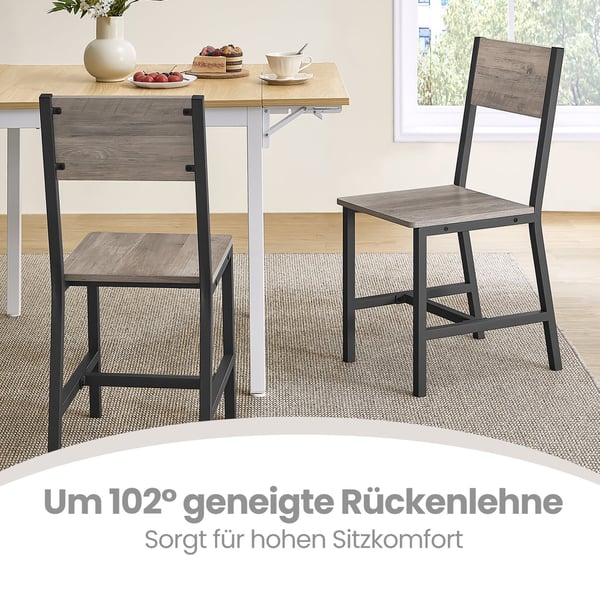 Spisestuestol, 36x46,6x87,1 cm, Greige