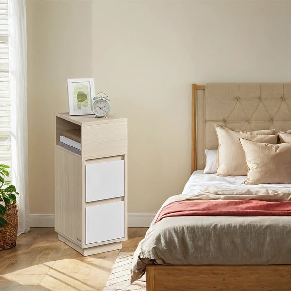 Natbord, 30x25x65 cm, Beige