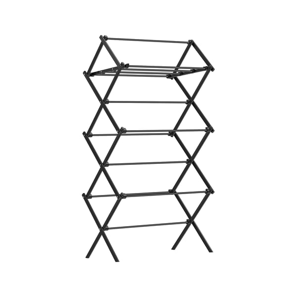 Klesstativ, 37x75x135,1 cm, Svart