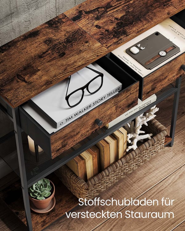 Konsolbord, 24x76x80 cm, Brun