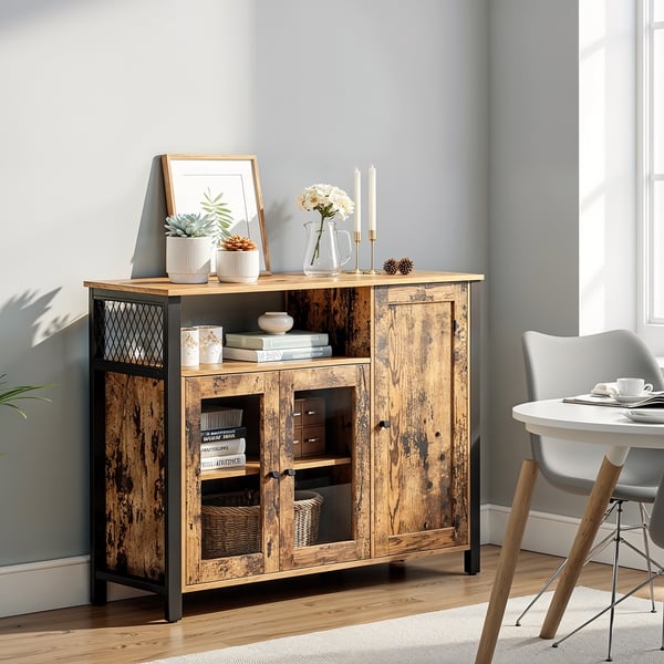 Sideboard, 110x33x75 cm, Brun