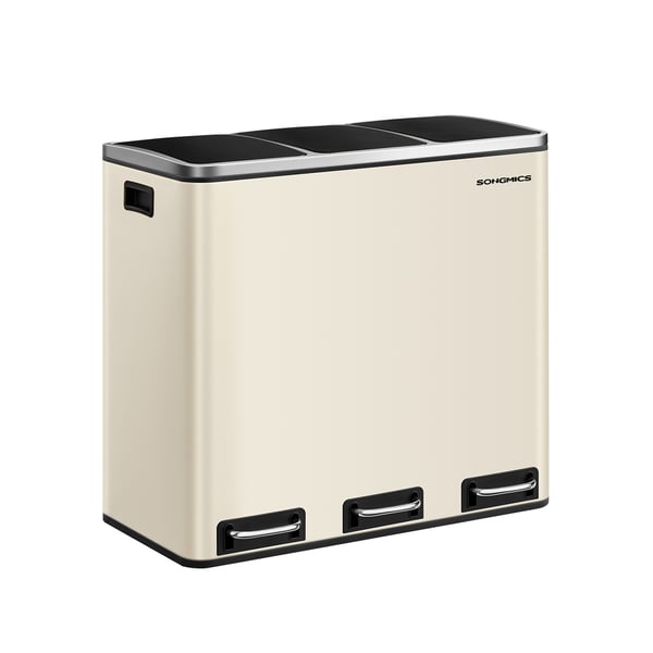 Søppelbøtte, 61x31.5x55.5 cm, Beige