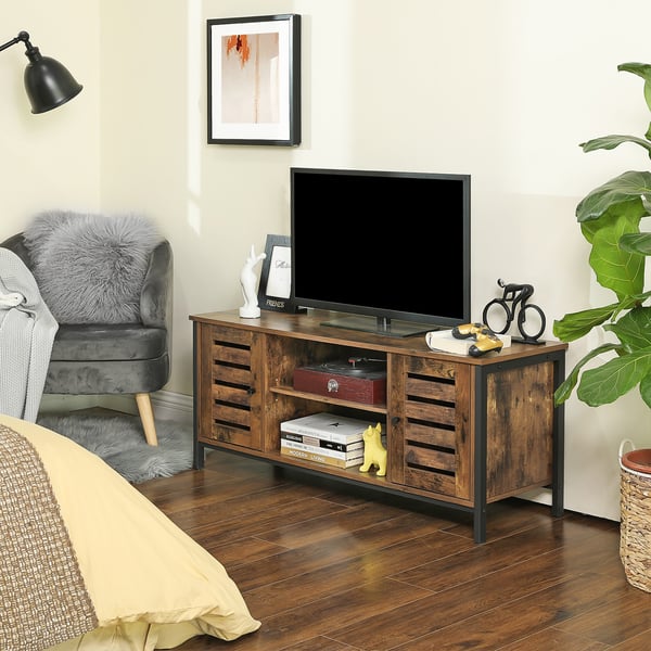 TV-bänk, 110x40x50 cm, Brun