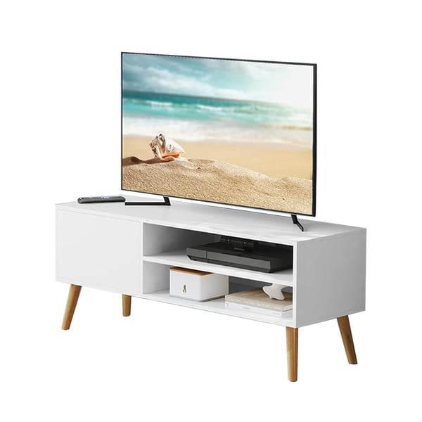 TV-benk, 120x40x49 cm, Hvit