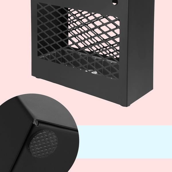 Paraplystativ, 28x12x41 cm, svart