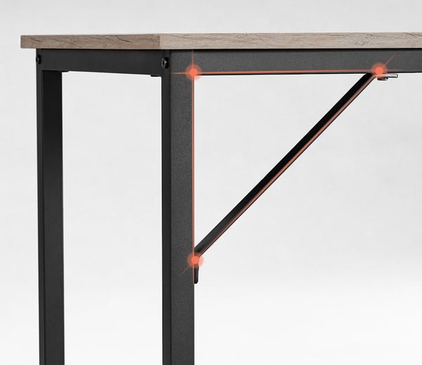 Skrivbord, 120x60x75 cm, Greige