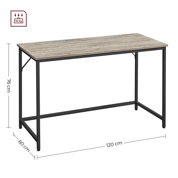 Skrivbord, 120x60x75 cm, Greige