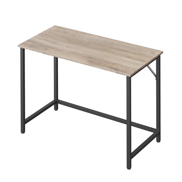 Skrivebord, 100x50x75,5 cm, greige-sort
