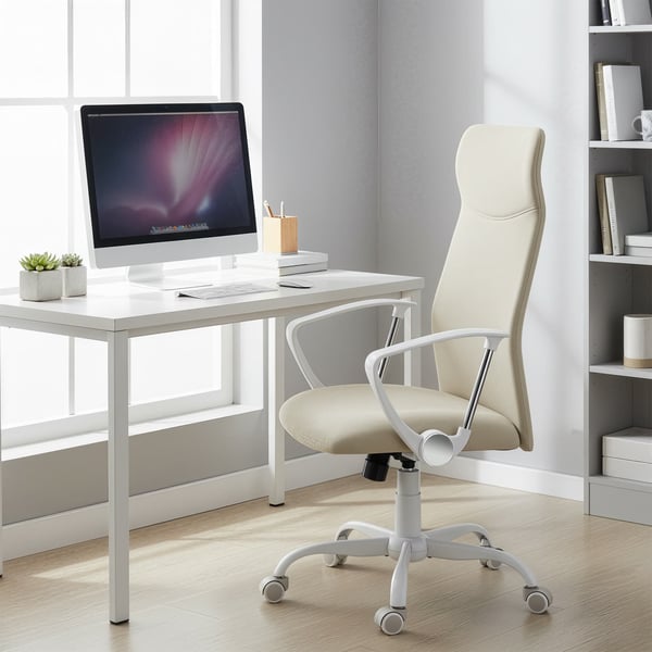 Toimistotuoli, 58x59x114,7 cm, beige