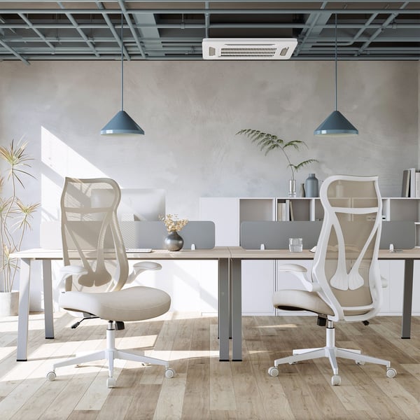 Toimistotuoli, 67x67x125 cm, beige
