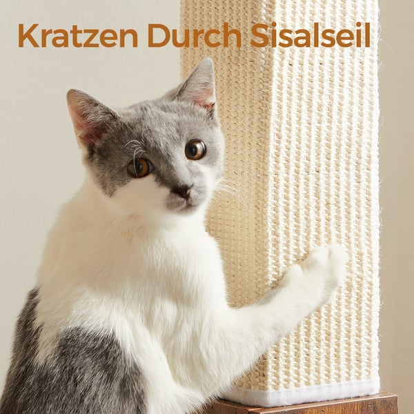 Kattklös, 38x38x73 cm, Brun