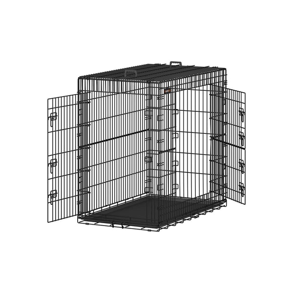 Hundebur, 61x43.5x50.5 cm, Svart